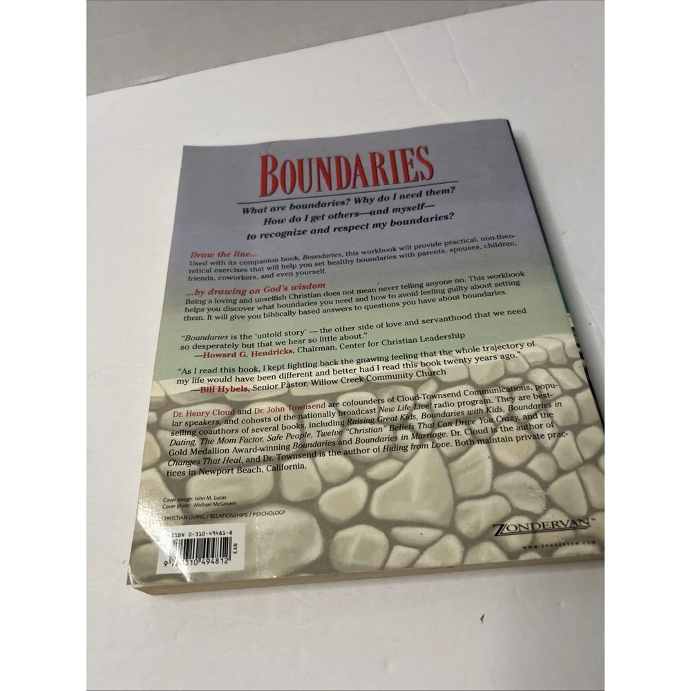 Boundaries Book And Workbook: When to Say Yes When to Say No 1995